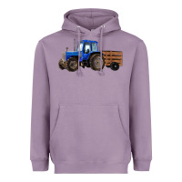Lavender Farm Tractor Heavyweight Hoodie - RanaPortraitStore