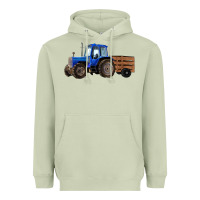 Matcha Farm Tractor Heavyweight Hoodie - RanaPortraitStore