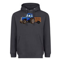 Smoke Farm Tractor Heavyweight Hoodie - RanaPortraitStore