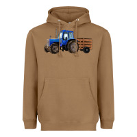 Toasted Coconut Farm Tractor Heavyweight Hoodie - RanaPortraitStore