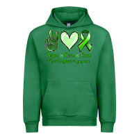 Peace Love Cure Non Hodgkins Lympoma Urban Hoodie | Teevron