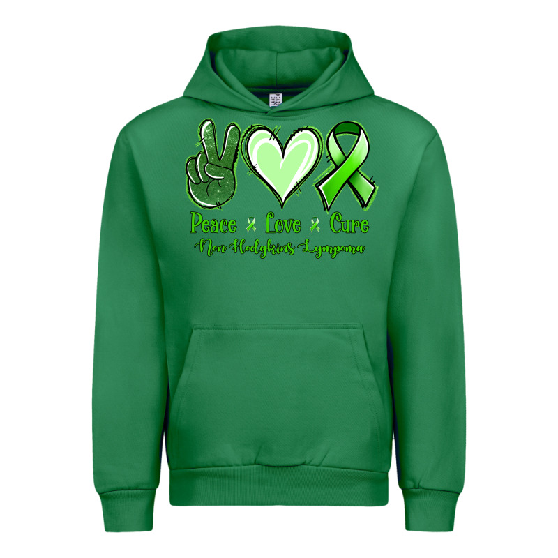 Peace Love Cure Non Hodgkins Lympoma Urban Hoodie by Jasminsmagicworld | Teevron