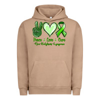 Pigment Burro Peace Love Cure Non Hodgkins Lympoma Urban Hoodie - Jasminsmagicworld