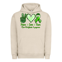 Pigment French Oak Peace Love Cure Non Hodgkins Lympoma Urban Hoodie - Jasminsmagicworld