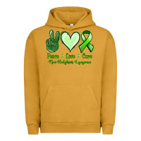 Pigment Peanut Butter Peace Love Cure Non Hodgkins Lympoma Urban Hoodie - Jasminsmagicworld