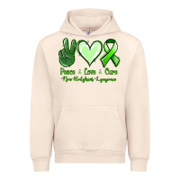 Sandshell Peace Love Cure Non Hodgkins Lympoma Urban Hoodie - Jasminsmagicworld