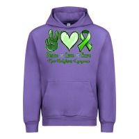 Tulip Peace Love Cure Non Hodgkins Lympoma Urban Hoodie - Jasminsmagicworld