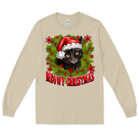 Mushroom meowy christmas Long Sleeve Tee - CowhideDigitalArt
