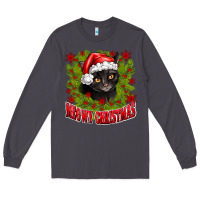 Smoke meowy christmas Long Sleeve Tee - CowhideDigitalArt