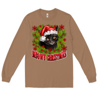 Toasted Coconut meowy christmas Long Sleeve Tee - CowhideDigitalArt