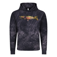 Cloud Black Steelhead Trout Vintage Hoodie - LillyAllenDesigns