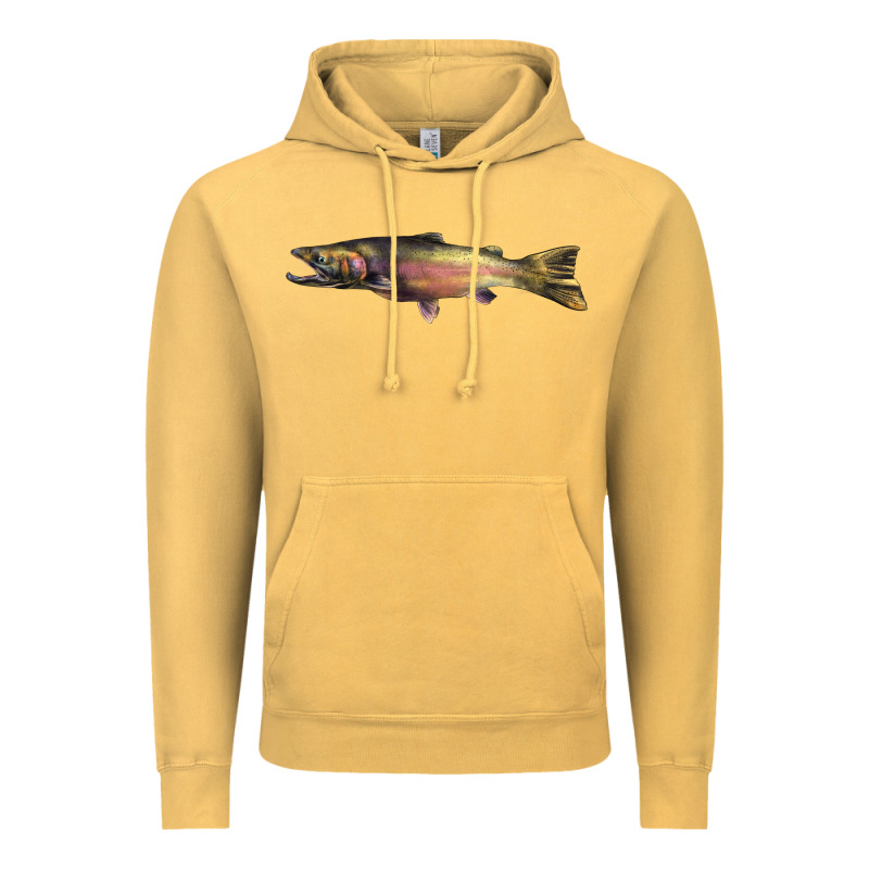 Steelhead Trout Vintage Hoodie by LillyAllenDesigns | Teevron
