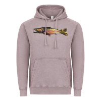 Vintage Zinc Steelhead Trout Vintage Hoodie - LillyAllenDesigns