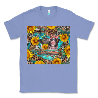 Colony Blue baby pigs with leopard cowhide and sunflowers Classic Tee - Artiststas