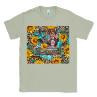 Matcha baby pigs with leopard cowhide and sunflowers Classic Tee - Artiststas
