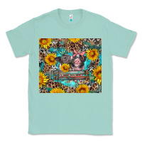 Seafoam baby pigs with leopard cowhide and sunflowers Classic Tee - Artiststas