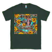 Sports Green baby pigs with leopard cowhide and sunflowers Classic Tee - Artiststas