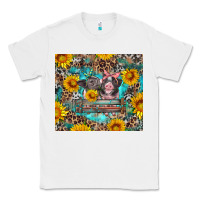 White baby pigs with leopard cowhide and sunflowers Classic Tee - Artiststas