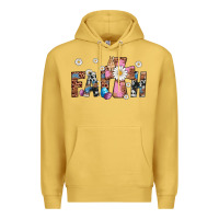 Antique Gold faith cross Premium Hoodie - Artiststas