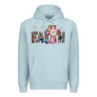 Blue Mist faith cross Premium Hoodie - Artiststas