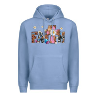 Colony Blue faith cross Premium Hoodie - Artiststas