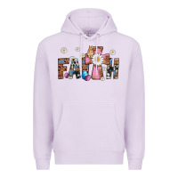 Lilac faith cross Premium Hoodie - Artiststas