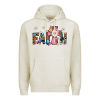 Oatmeal Heather faith cross Premium Hoodie - Artiststas