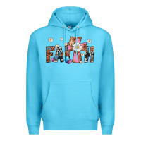 Ocean Blue faith cross Premium Hoodie - Artiststas