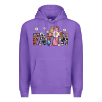 Purple faith cross Premium Hoodie - Artiststas