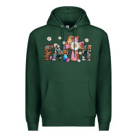 Sports Green faith cross Premium Hoodie - Artiststas