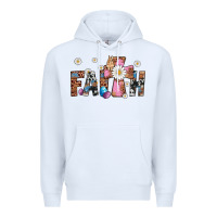 White faith cross Premium Hoodie - Artiststas