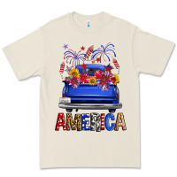 Bone Western Fourth Of July America Truck Premium Tee - FaDigitalArtStudio