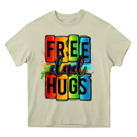 Mossy free dad hugs Heavy Core Tee - OliviaCreatesArt