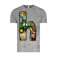 Cloud Rock farm life alphabet lowercase letters h Vintage Tee - BundleAndBundleShop