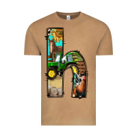 Vintage Camel farm life alphabet lowercase letters h Vintage Tee - BundleAndBundleShop