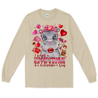 Mushroom i want hippopotamus for valentines day Long Sleeve Tee - CowhideDigitalArt