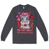 Smoke i want hippopotamus for valentines day Long Sleeve Tee - CowhideDigitalArt