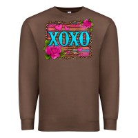 Chestnut xoxo valentine's day pink roses and hearts Premium Sweatshirt - Jasminsmagicworld