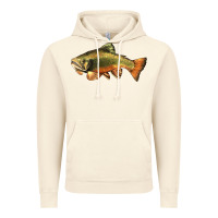 Vintage Artic leaping brook trout Vintage Hoodie - LillyAllenDesigns