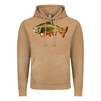 Vintage Camel leaping brook trout Vintage Hoodie - LillyAllenDesigns
