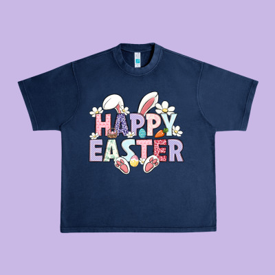 Happy Easter Urban Heavy Tee Designed By Lillyallendesigns