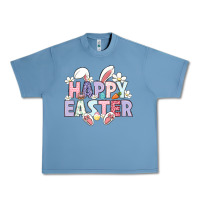 Pebble Blue happy easter Urban Heavy Tee - LillyAllenDesigns