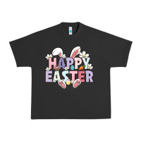 Pigment Black happy easter Urban Heavy Tee - LillyAllenDesigns