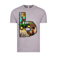 Vintage Zinc farm life alphabet lowercase letters b Vintage Tee - BundleAndBundleShop