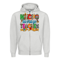 Dove Grey Nacho average Teacher Zipper Hoodie - RanaPortraitStore