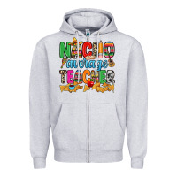 Heather Grey Nacho average Teacher Zipper Hoodie - RanaPortraitStore
