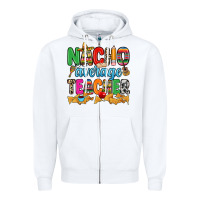 White Nacho average Teacher Zipper Hoodie - RanaPortraitStore
