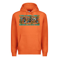 Carrot texas sunflower cactus cowhide leopard licence plate Premium Hoodie - Artiststas