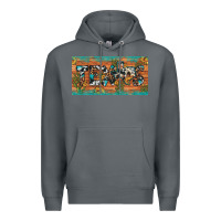 Rock texas sunflower cactus cowhide leopard licence plate Premium Hoodie - Artiststas