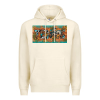 Tofu texas sunflower cactus cowhide leopard licence plate Premium Hoodie - Artiststas